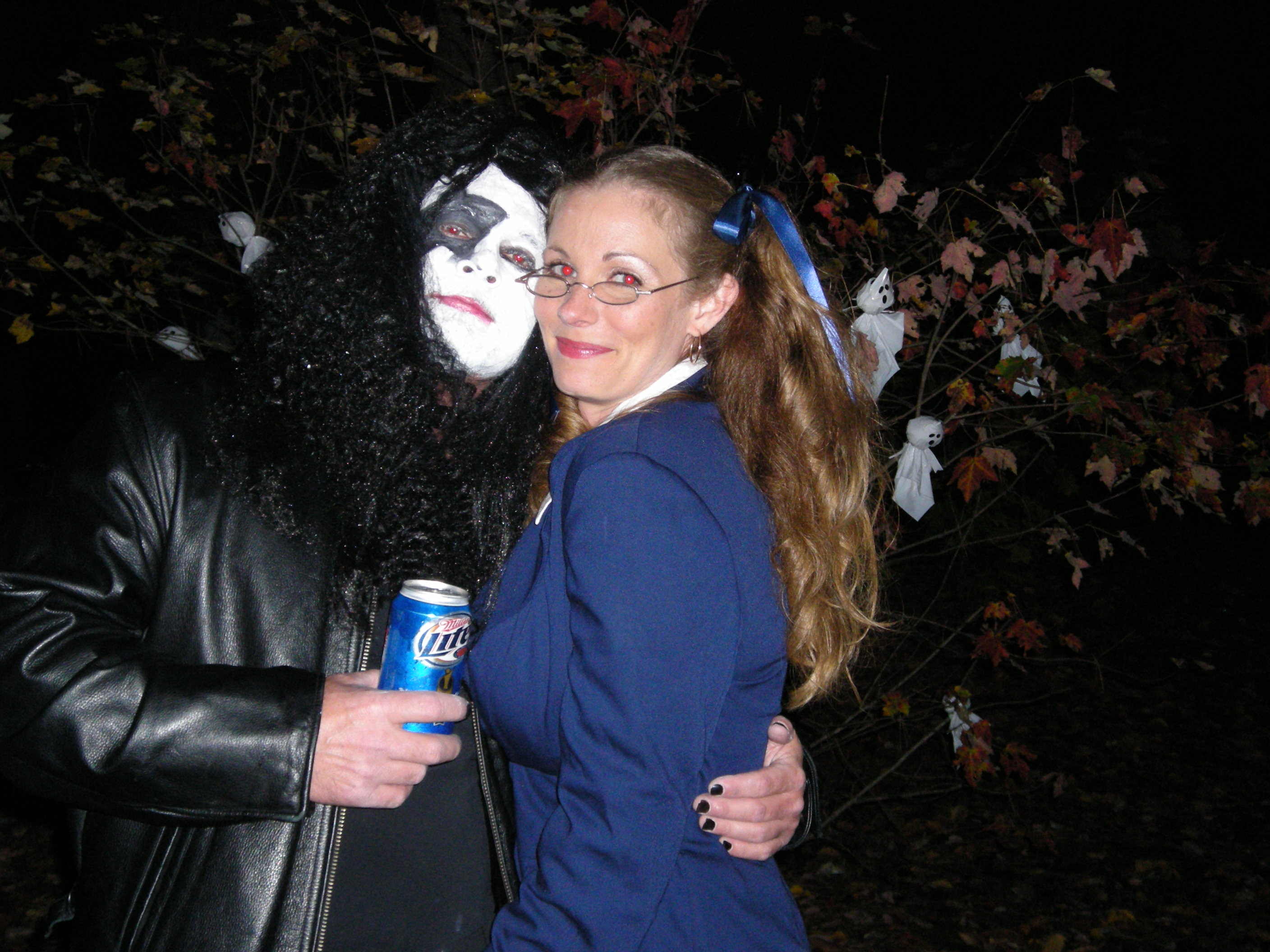 'Paul' and the 'Smart School Girl With Glasses' (Copping a feel).