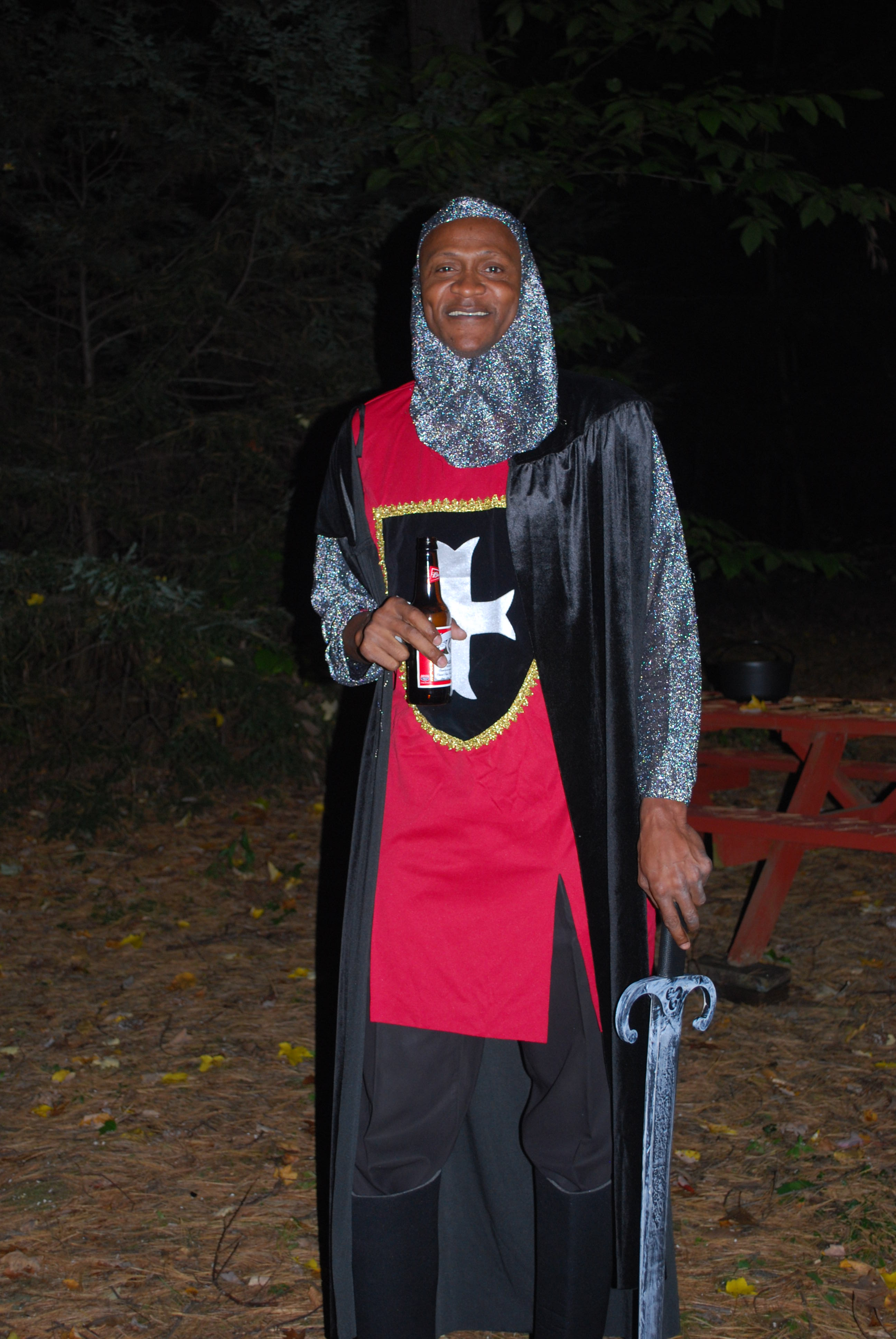 Preparing for battle.