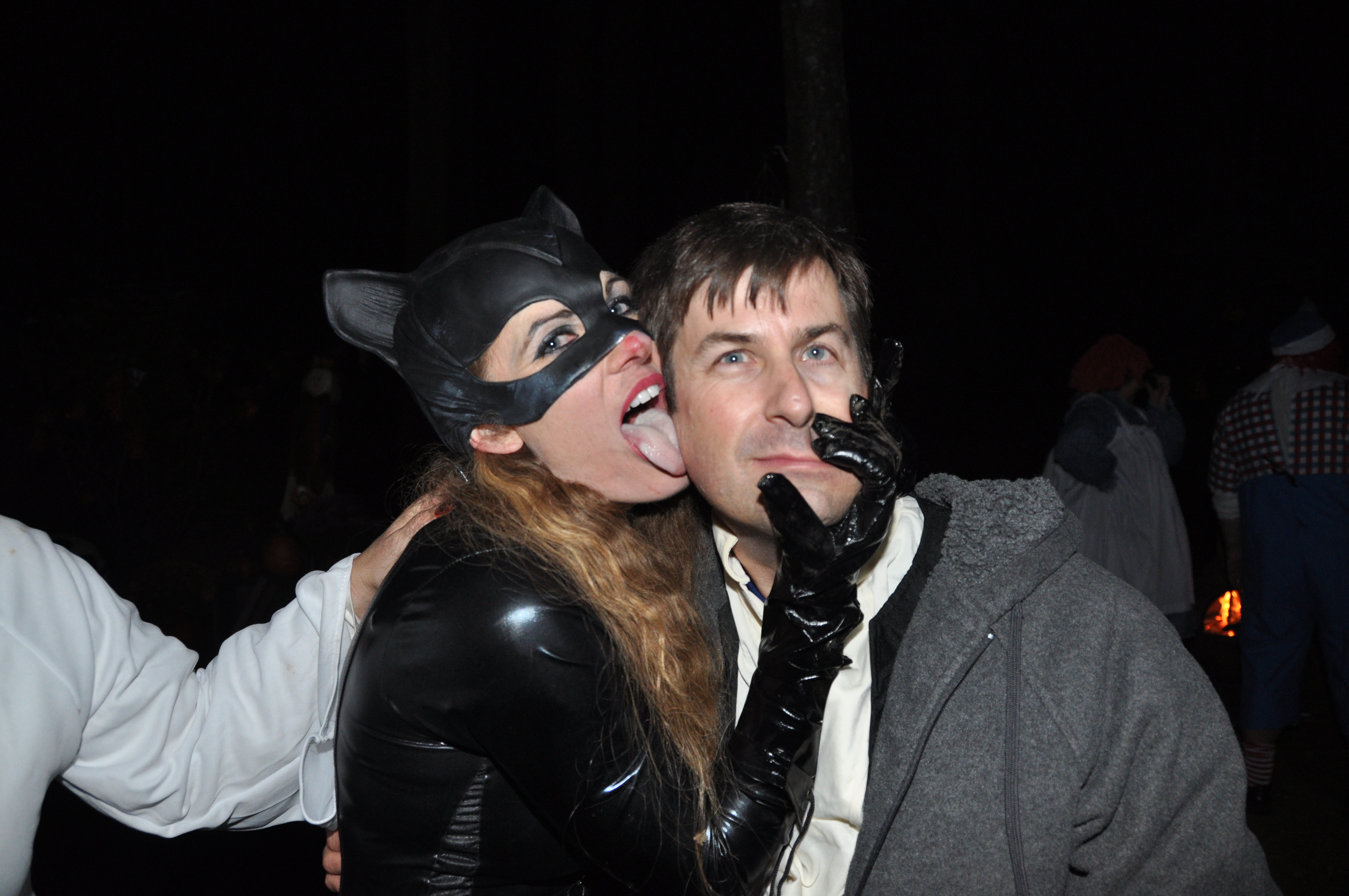 Licks…. Hans face is Warped!