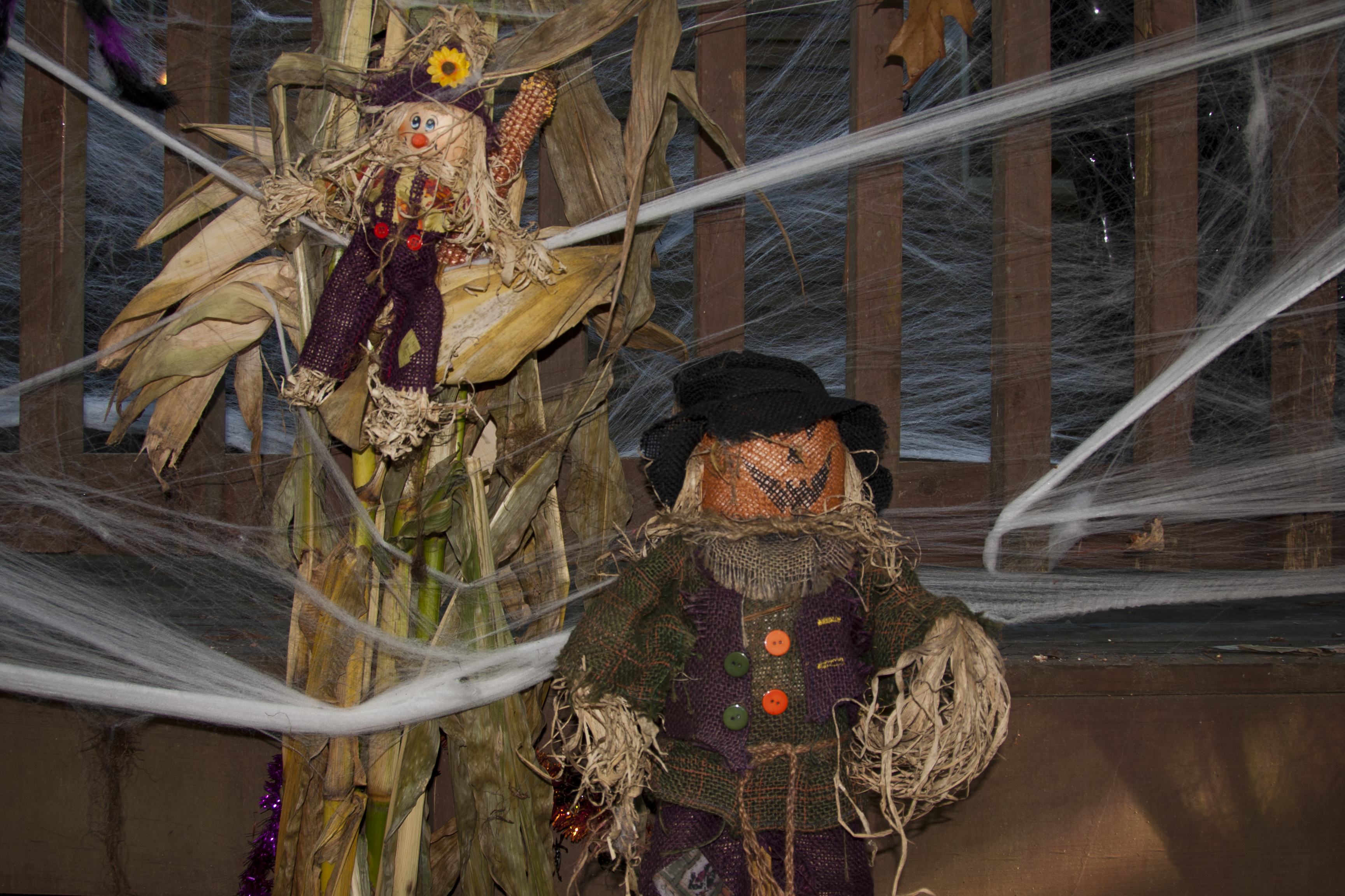 Pumpkin Face Scarecrow